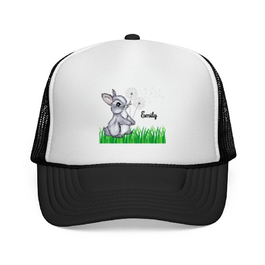 Bunny Name Gift Emily Trucker Caps