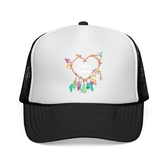 Baby Catcher Midwife Dreamcatcher Doula Trucker Caps