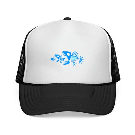Fish Eat Fish Trucker Caps