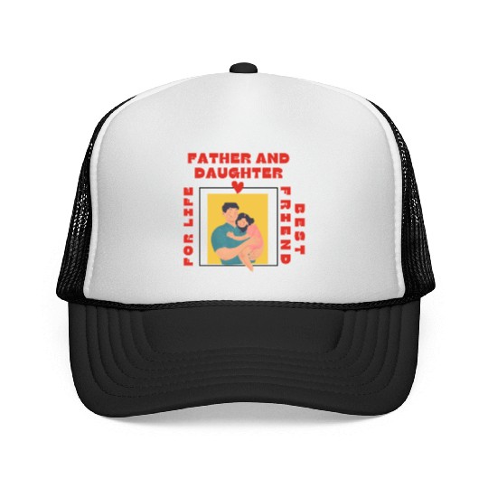 Father's and daughter love_fathers day 2022 Trucker Caps