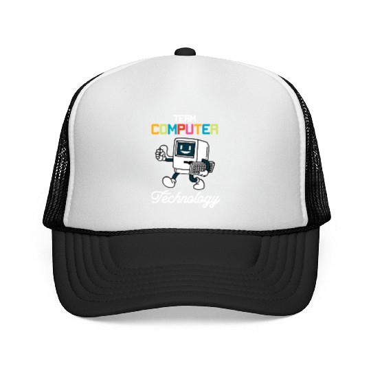 Computer Engineer Scientist Admin Programmer Gift Trucker Caps