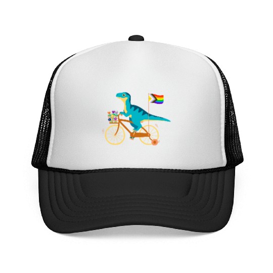 velociraptor Trucker Caps