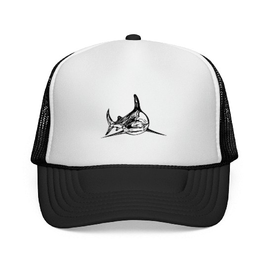 Elegant Vintage Tiger Shark Trucker Caps