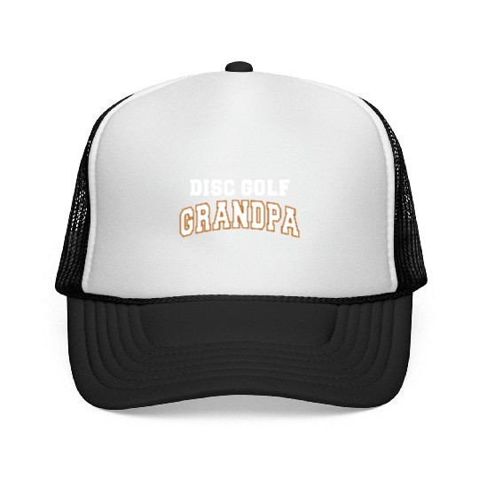 Disc Golf Grandpa Fathers Day Gift Idea Trucker Caps