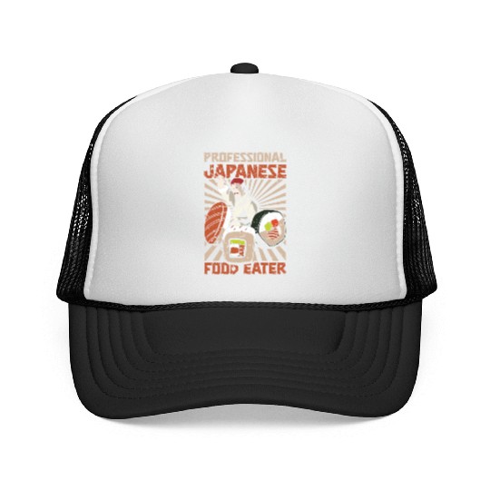Japanese Food Eater Sushi Lover Japan Japanese Trucker Caps