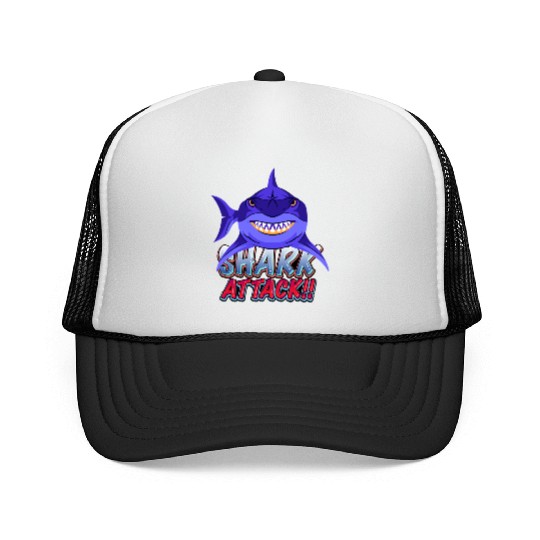 Shark Attack Trucker Caps