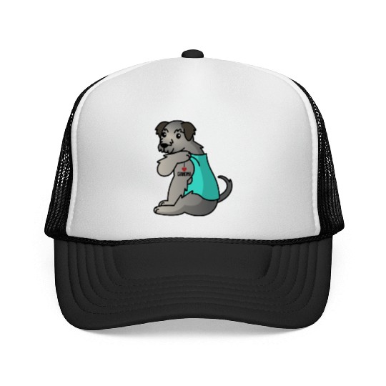 Irish Wolfhound I Love Grandma Trucker Caps