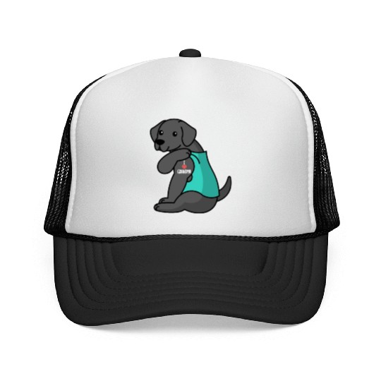 Great Dane I Love Grandma Trucker Caps