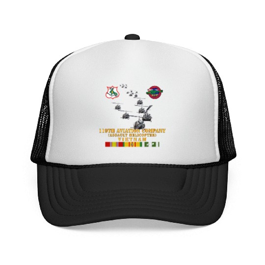 Army 119th Aviation Company Assault Helicopter w S Trucker Caps