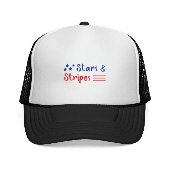 Stars and Stripes Us Flag Trucker Caps