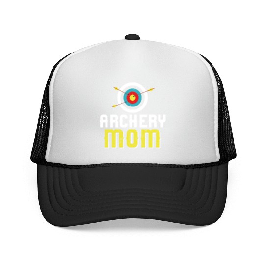 Archery Bow Archer Mom Mother Trucker Caps