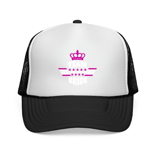 Team bride wedding hen party bachelorette Party Trucker Caps