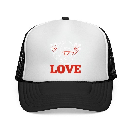 Love America Washington USA Flag 4th Of July Trucker Caps