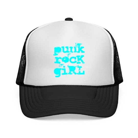 Punk Rock Girl Trucker Caps