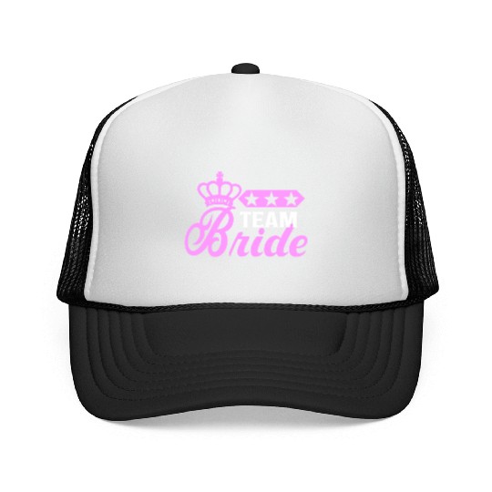Bachelorette Team Bride Wedding bachelorette party Trucker Caps