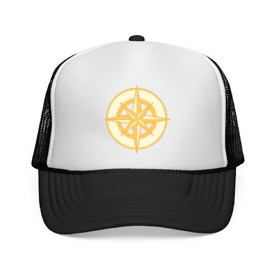 Nautical Compass star / rose, cardinal directions Trucker Caps