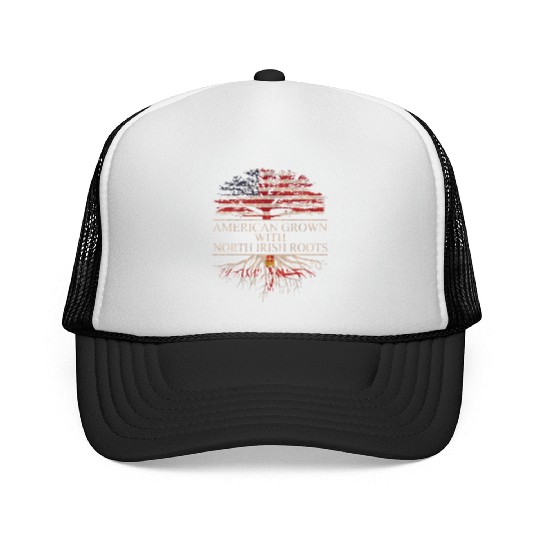 American grown north irish roots Trucker Caps