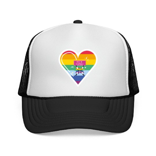 LGBT Pride be yourself Trucker Caps