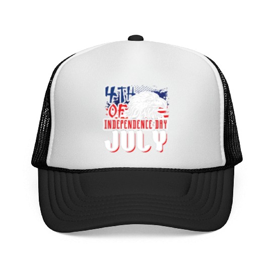Eagle America American Flag 4th Of July Trucker Caps