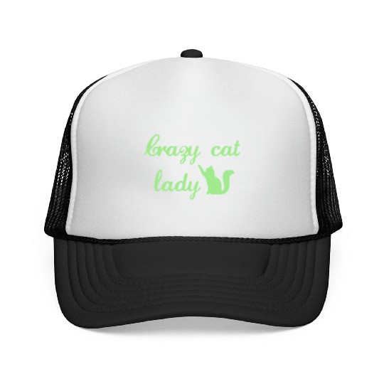 Crazy Cats LOVER Lady Trucker Caps