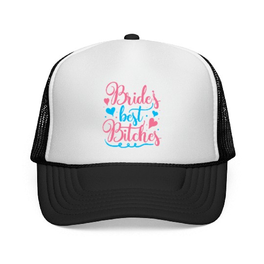 Bachelorette Party Bride's Best Bitches Gift Trucker Caps