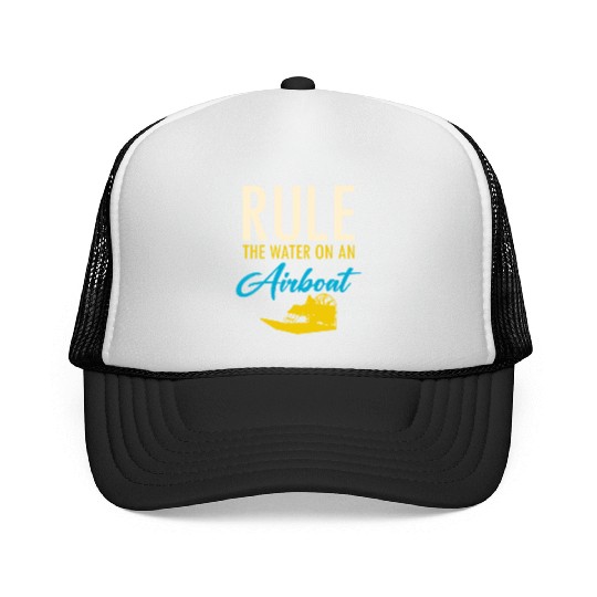 Airboat Fanboat Airboating Planeboat Swamp boat Trucker Caps