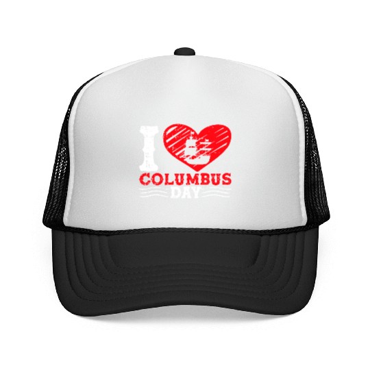Columbus Day Italian Pride Trucker Caps