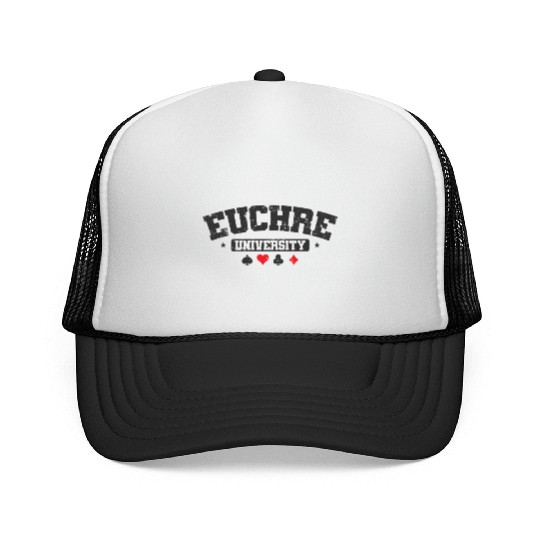 Euchre University Deck of playing Cards Trucker Caps