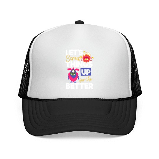 Monster Comic Little Sister Trucker Caps