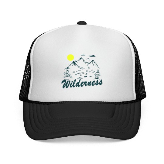Wilderness Hiking Nature Lover Trucker Caps