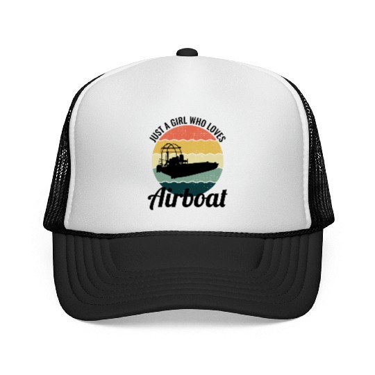 Airboat Fanboat Airboating Planeboat Swamp boat Trucker Caps