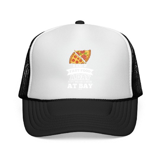 unhealthy food for women and girls Trucker Caps