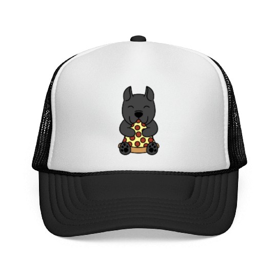 Cane Corso Pizza Lover Trucker Caps