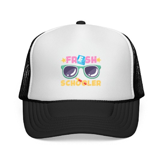 Preschool Kids Back to School Fresh Schooler Trucker Caps