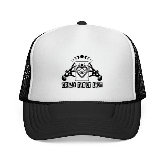 Divination Crazy Tarot Lady Crystal Ball Tarot Trucker Caps