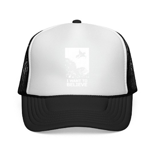 Unicorn "I Want To Believe" UAP Outfit Alien Ufo Trucker Caps