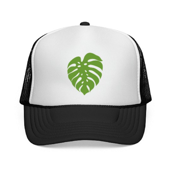 Tropical Leaves Trucker Caps
