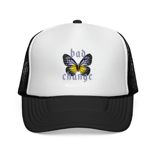 Bad Change Butterfly Streetwear Trucker Caps
