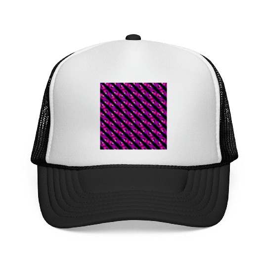 Cute Piano Patterned Trucker Caps