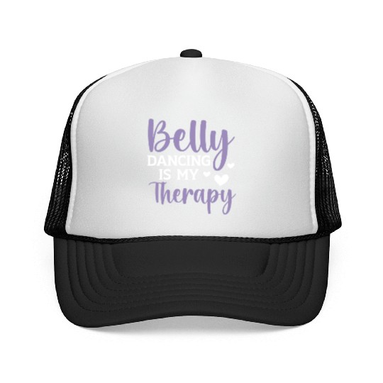 Belly Dancing Is My Therapy Shimmy Belly Dancer Trucker Caps