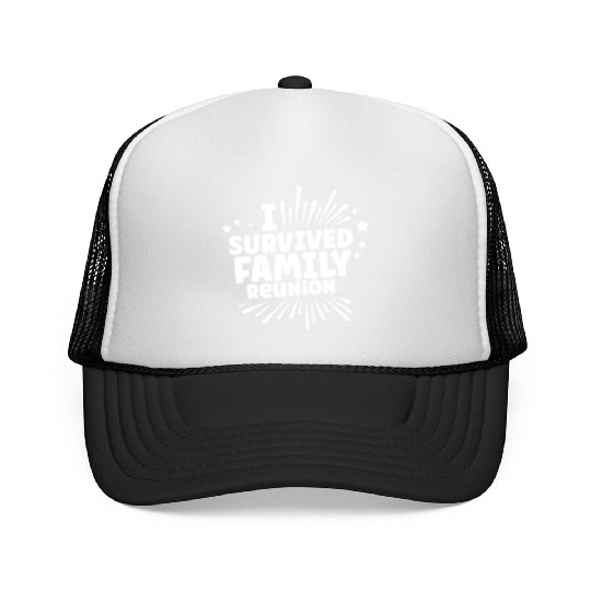 I Survived Family Reunion Gathering Families Trucker Caps