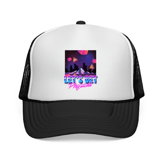 Let's get Physical Vaporwave Aesthetic Trucker Caps