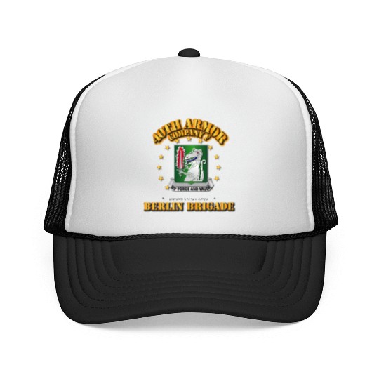 Army Company F 40th Armor Berlin Brigade Trucker Caps