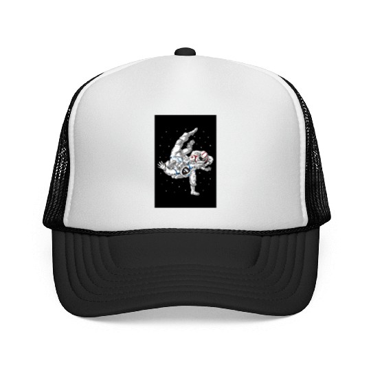 Astronauts Jiu-Jitsu Wrestling Trucker Caps