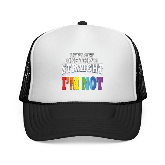 LBGT Flag Gay Pride Human Trucker Caps