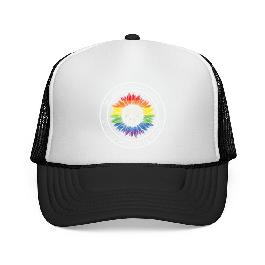 LBGT Flag Gay Pride Human Trucker Caps
