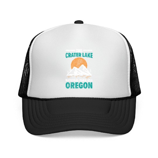 The Crater Lake National Park USA Oregon America Trucker Caps