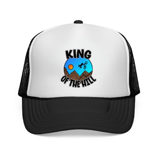 King Of The Hill - Cyclist Gift Trucker Caps