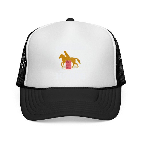 Barrel Racer Rodeo Racing Horse Riding Race Funny Trucker Caps
