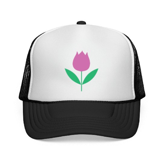 Tulip Garden Gardening Trucker Caps